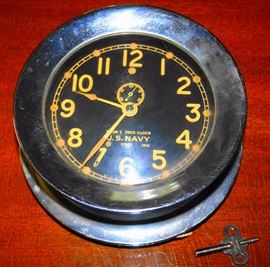 U.S. Navy Ships Clock