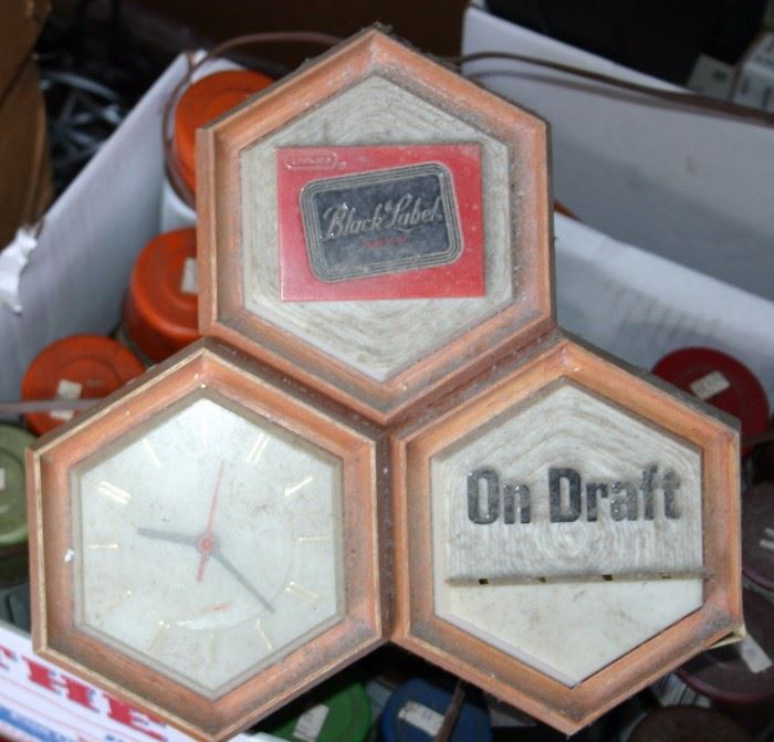 Black Label Clock