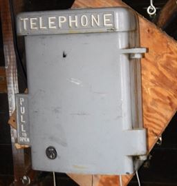Cast Iron Telephone Box
