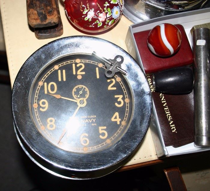 U.S. Navy Ships Clock