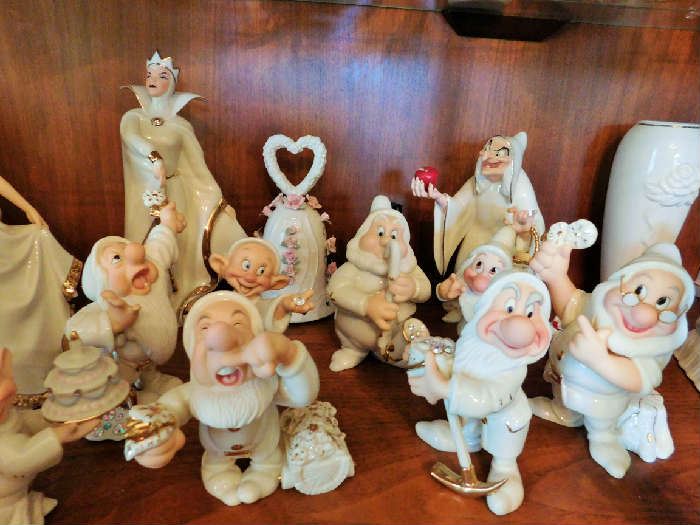 Seven dwarfs by Lenox Disney collection