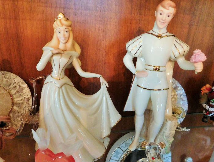 Sleeping Beauty Lenox Disney collection with her Prince Philip
