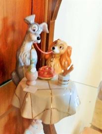 Lady and the Tramp from the Disney Lenox collection