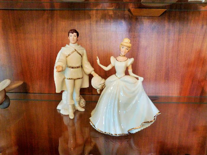 Cinderella with Prince Charming Disney Lenox collection