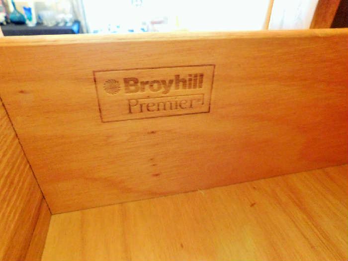 King bedroom set by Broyhill