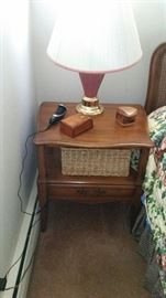 One of two bedroom night stands (Solid Walnut)