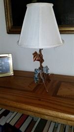 One of two lamps