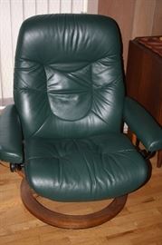 MCM Reclining chair and matching OTTOMAN