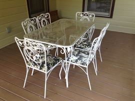 rod iron outdoor set