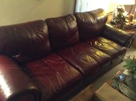 Excellent condition leather sofa