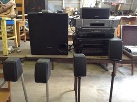 Yamaha receiver with Polk audio surroundsound