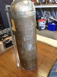 Antique fire. Extinguisher