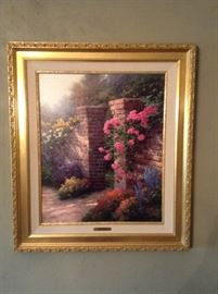 Thomas Kincaid painting signed