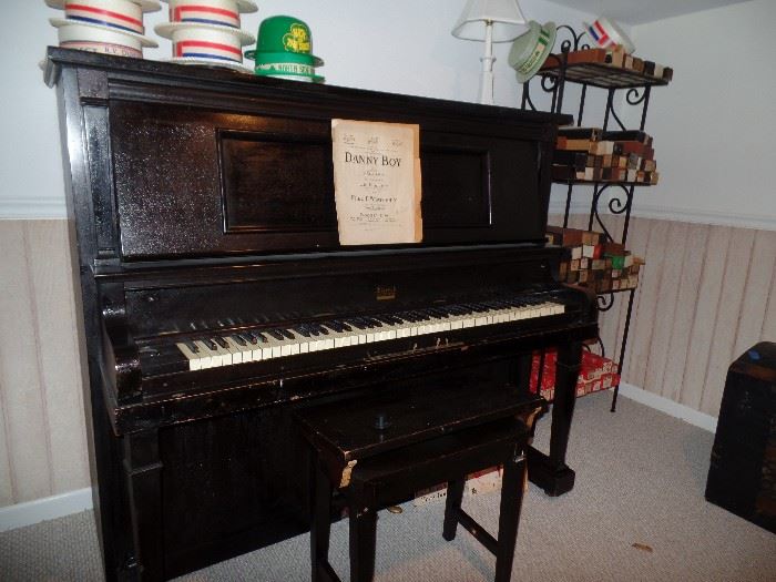Starck Upright, Player Piano what fun for the family especially around the holidays