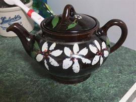 Teapot, hand painted