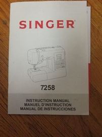 Singer 7258 instruction manual