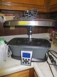 Aero-Grow indoor garden, one of three