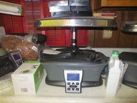 Aero-Grow indoor garden, one of three