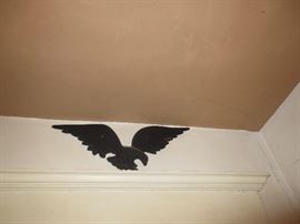 One of several over-door eagles