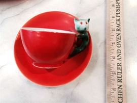 cat cup front view