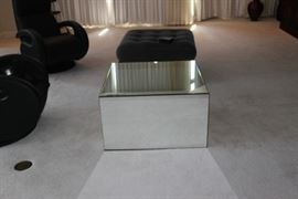 All mirror coffee table.