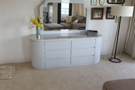 Designer dresser with mirror