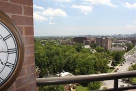 Views down North Charles St. from the pen house.