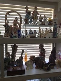 Misc. vintage statues