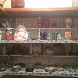 Vases & vintage plates