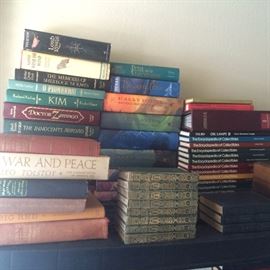 Vintage and hardback books