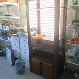 bookcase/entertainment center