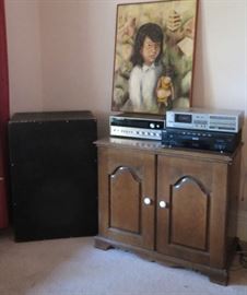 Early Fisher mono speaker console housing the previous picture.