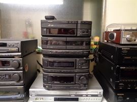 Bookshelf system by Aiwa.