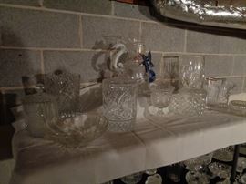 Some of our unique glass and lead crystal pieces.