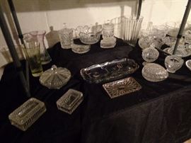More of our glass and lead crystal collection.