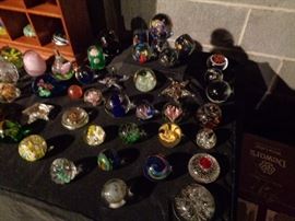 Additional paper weight collection.