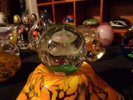 Jelly fish themed glass.