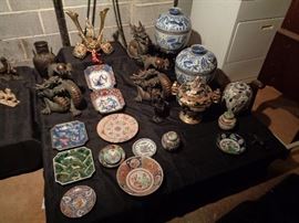 Unique collection of Asian collectors pieces.
