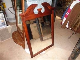 Nice wall mount dressing mirror.