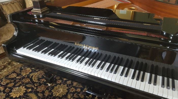 Kohler & Campbell Baby Grand piano, KIG-52, excellent condition, primarily used for display only, 63" x 58", piano stool included, exceptional. $4700.00