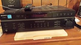 Sony receiver with speakers