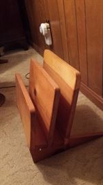 Hand made magazine rack
