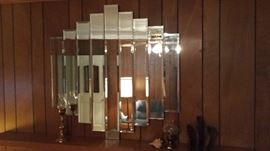 Mid Century Modern wall mirror