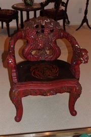 100+ Year old Dragon Chair