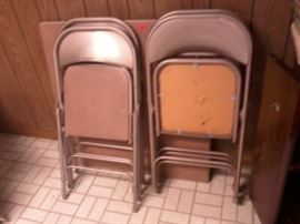 CARD TABLE AND CHAIRS