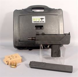 Masterpiece Arms MPA10, .45 Cal Pistol, SN# A6298, Comes With Long Mag and Box of .45 ACP Ammo, Hard CAse