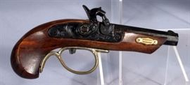 Ornate Replica Prop Guns, Made in Spain, 18" and 7.5" Long, Trigger Broken on 7.5" Gun