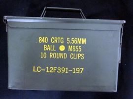 Metal Ammo Box, Clean