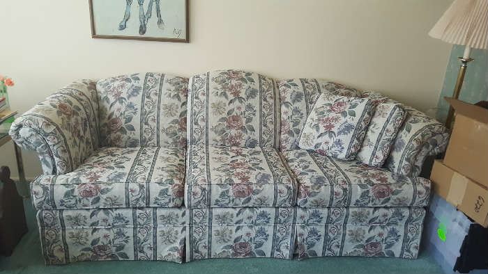 Floral sofa - $100