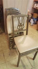 Four folding chairs - $20 all